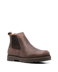 Bottines chelsea en cuir marron foncé Birkenstock