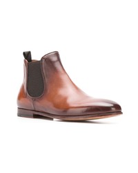 Bottines chelsea en cuir marron Officine Creative