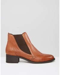 Bottines chelsea en cuir marron Park Lane