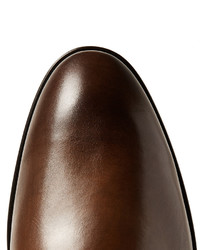 Bottines chelsea en cuir marron Tod's