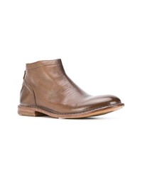 Bottines chelsea en cuir marron Moma