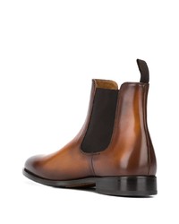 Bottines chelsea en cuir marron Doucal's