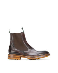 Bottines chelsea en cuir marron Green George