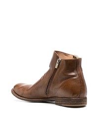 Bottines chelsea en cuir marron Officine Creative