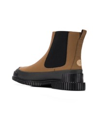 Bottines chelsea en cuir marron Camper