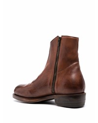 Bottines chelsea en cuir marron Ajmone