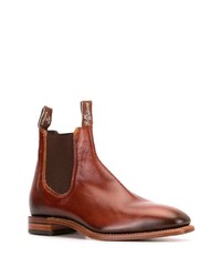 Bottines chelsea en cuir marron R.M. Williams