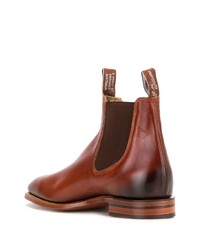 Bottines chelsea en cuir marron R.M. Williams