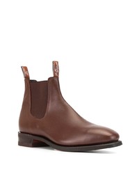 Bottines chelsea en cuir marron R.M. Williams