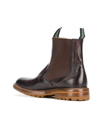 Bottines chelsea en cuir marron Green George