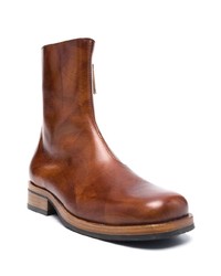 Bottines chelsea en cuir marron Our Legacy