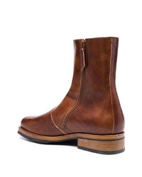 Bottines chelsea en cuir marron Our Legacy