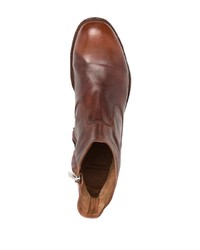 Bottines chelsea en cuir marron Officine Creative