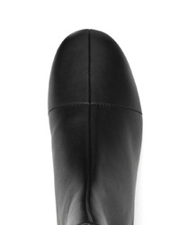 Bottines chelsea en cuir noires Raf Simons