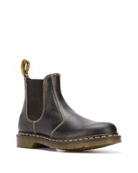 Bottines chelsea en cuir noires Dr. Martens