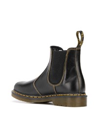 Bottines chelsea en cuir noires Dr. Martens