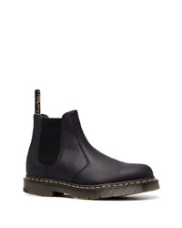 Bottines chelsea en cuir noires Dr. Martens