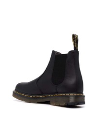 Bottines chelsea en cuir noires Dr. Martens