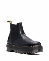 Bottines chelsea en cuir noires Dr. Martens