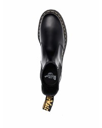 Bottines chelsea en cuir noires Dr. Martens