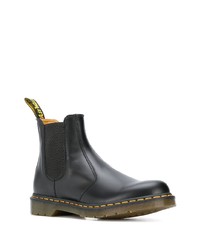 Bottines chelsea en cuir noires Dr. Martens