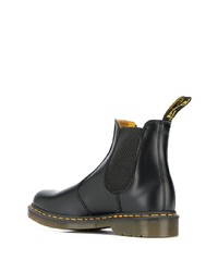 Bottines chelsea en cuir noires Dr. Martens