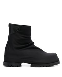 Bottines chelsea en cuir noires 424