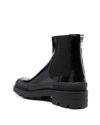 Bottines chelsea en cuir noires Alexander McQueen