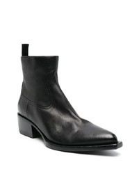 Bottines chelsea en cuir noires Golden Goose