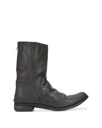 Bottines chelsea en cuir noires A Diciannoveventitre