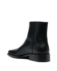 Bottines chelsea en cuir noires Gmbh