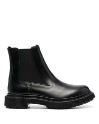 Bottines chelsea en cuir noires Adieu Paris