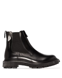 Bottines chelsea en cuir noires Adieu Paris