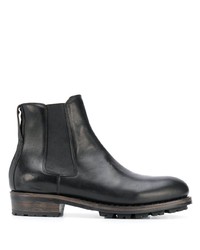 Bottines chelsea en cuir noires Ajmone