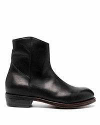 Bottines chelsea en cuir noires Ajmone