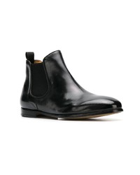 Bottines chelsea en cuir noires Officine Creative