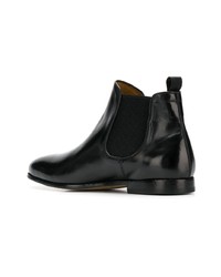 Bottines chelsea en cuir noires Officine Creative