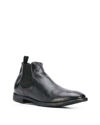 Bottines chelsea en cuir noires Officine Creative