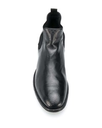 Bottines chelsea en cuir noires Officine Creative