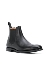 Bottines chelsea en cuir noires Church's