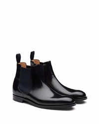 Bottines chelsea en cuir noires Church's