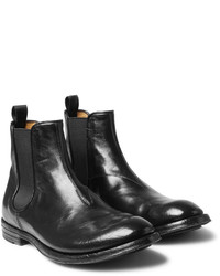 Bottines chelsea en cuir noires Officine Creative