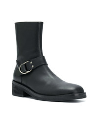 Bottines chelsea en cuir noires Ann Demeulemeester