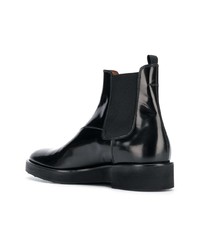 Bottines chelsea en cuir noires Premiata