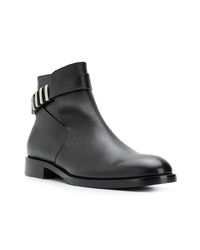 Bottines chelsea en cuir noires Givenchy