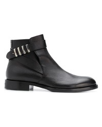 Bottines chelsea en cuir noires Givenchy