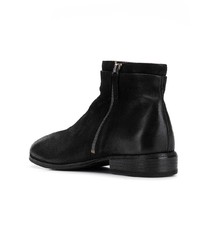 Bottines chelsea en cuir noires Marsèll