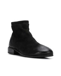 Bottines chelsea en cuir noires Marsèll