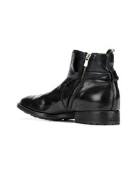 Bottines chelsea en cuir noires Officine Creative