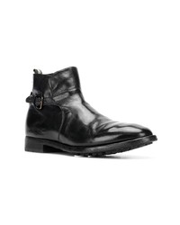 Bottines chelsea en cuir noires Officine Creative